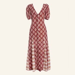 Alix Of Bohemia Burgundy Maxi Dress